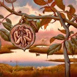 Vladimir Kush, Walnut of Eden (Noce dell’Eden)