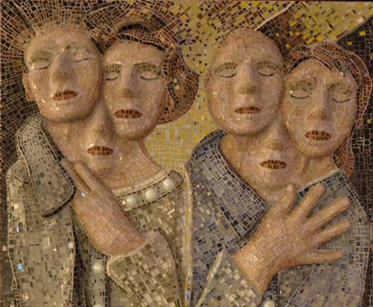 Marzia Dottarelli, Senza titolo (Mosaico - particolare),2013