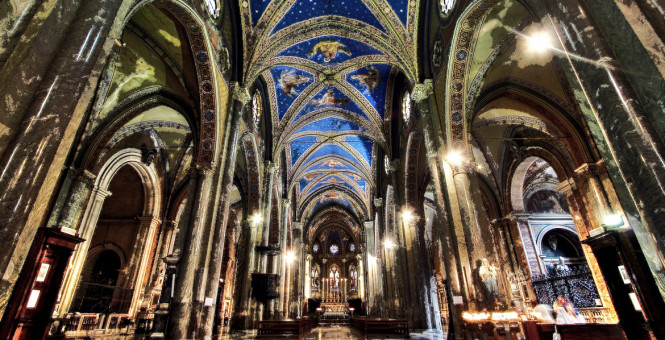 Chiesa di Santa Maria Sopra Minerva, Roma - dal web - elab. grafica marcello comitini