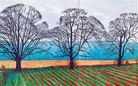 Davide Hockney, Alberi, 1937