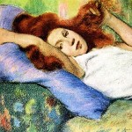 Federico Zandomeneghi Rossa sdraiata, 1918