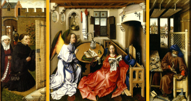 Robert Campin, Annunciazione, 1456