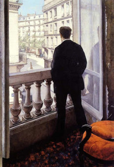 Gustave Caillebotte, Giovane Uomo alla finestra, 1875