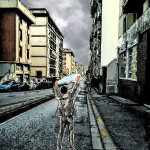 Uomo con specchio, digitarart di marcello comitini